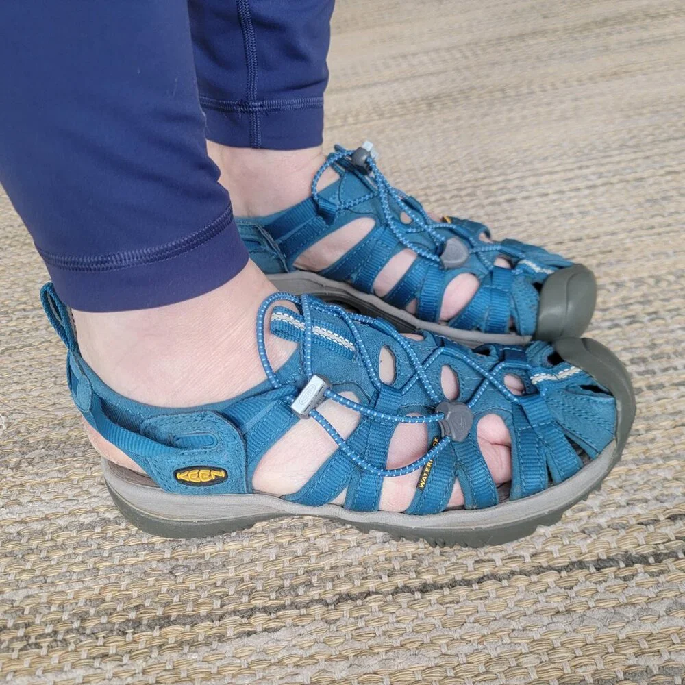Keen Women's Hiking, Water Sandals, Size 7.5, Blue, Waterproof